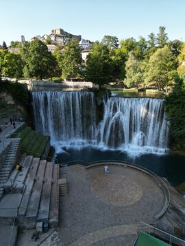 The only waterfall in the world that flows through a city center is located in Jajce, Bosnia and Herzegovina and it is one od the most beautiful in Europe