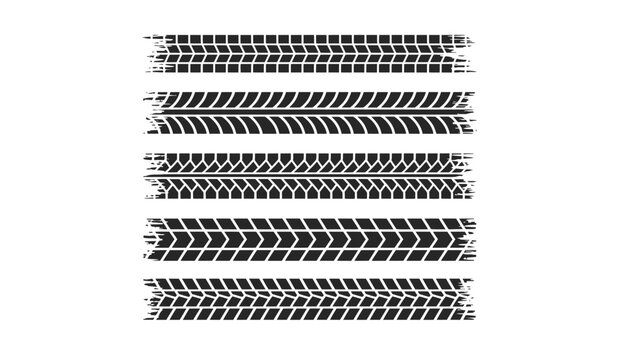 Imagine prompt car tire treads texture pattern set