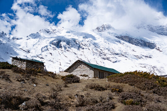 Tea House in Trekking of Nepal | Manaslu Circuit Trek | Tea house in Pungen gumba 