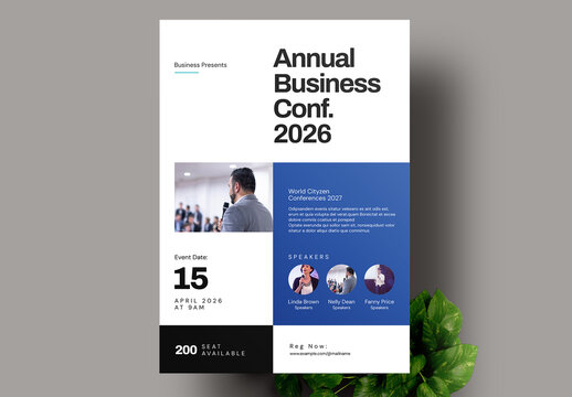 Business Conference Flyer Template