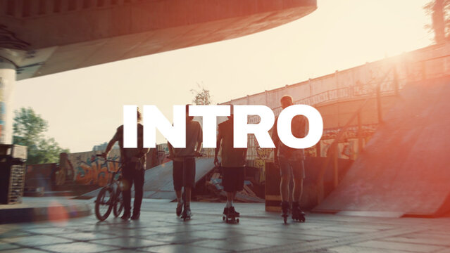 Dynamic Modern Opener with Fast Text Reveals