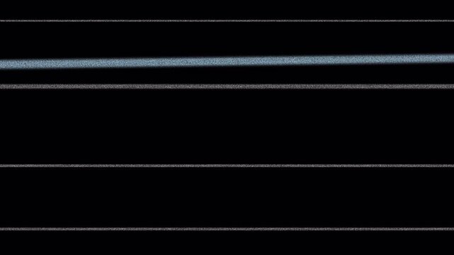 Fast VHS Static Glitch Transition with Signal Distortion and Noise