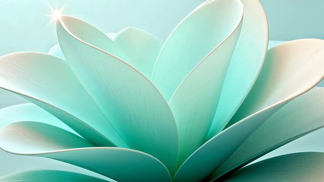 Closeup of a stylized flower