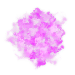 Fototapeta premium Pink Purple Colored Smoke Cloud Explosion 