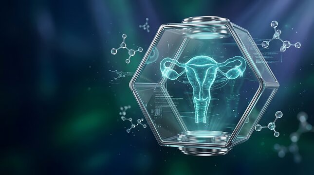 Futuristic Holographic Female Reproductive System for Medical Science