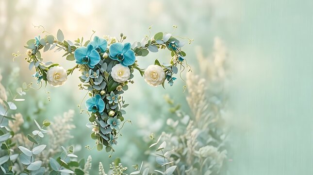 Floral Female Reproductive System for Ovarian Cancer Awareness Month