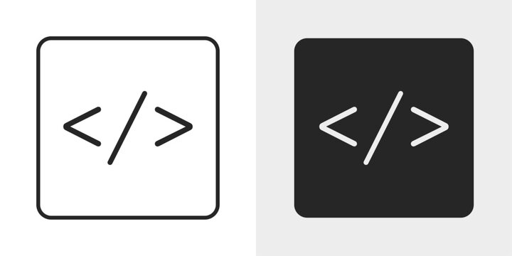 App Coding Icon represents mobile app programming and software development.