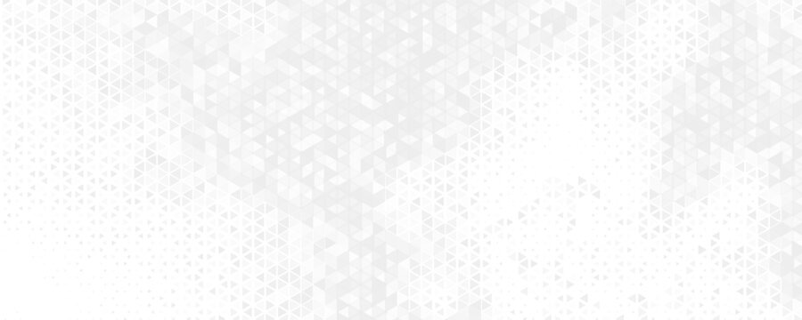White and gray polygon Mosaic triangle overlap texture background. Vector geometric seamless gray, white cube square low polygon background. abstract surface creative diamond pattern corporate.