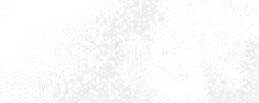 White and gray polygon Mosaic triangle overlap texture background. Vector geometric seamless gray, white cube square low polygon background. abstract surface creative diamond pattern corporate.