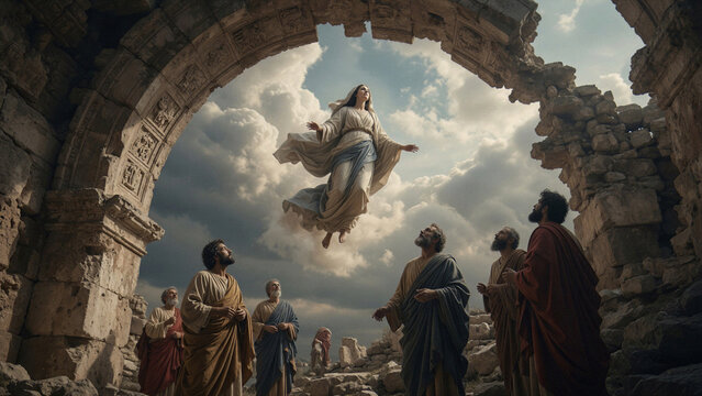 Assumption of the Blessed Virgin Mary &ndash; Heavenly Ascension with Angels