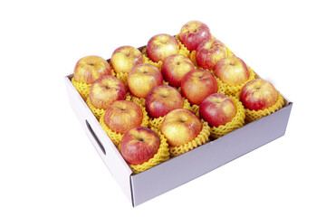 Fresh Red Apples from Shaanxi China in Gift Box - Premium Fruit Packaging and Delivery © BuiThi