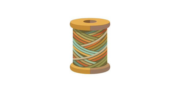 Spool of Thread Vector Illustration