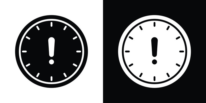Alarm exclamation icon