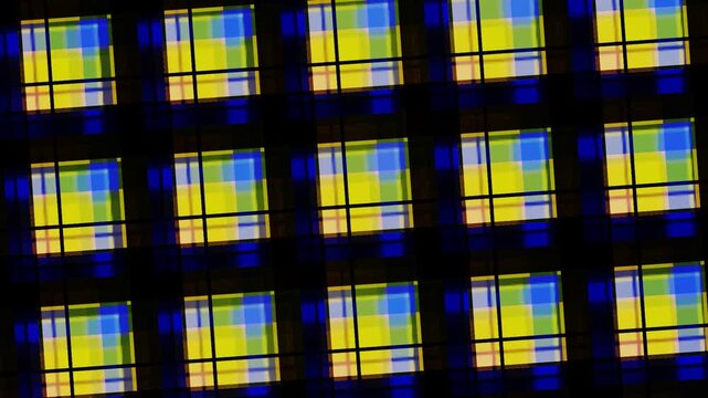 Repeating plaid pattern geometric grid