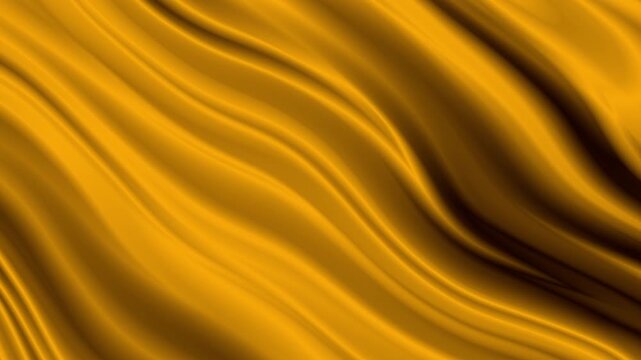 Polished Rich Amber Copper Alloy Design Deep Metallic Bronze Fluid Ripple Loop abstract background