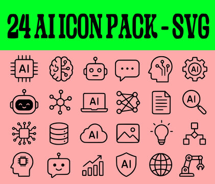 ai icon pack vectors