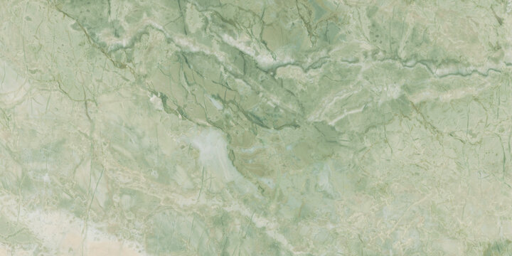 Elegant green marble texture with soft natural veins and warm earthy tones, perfect for luxury interiors, ceramic tiles, and decorative backgrounds.