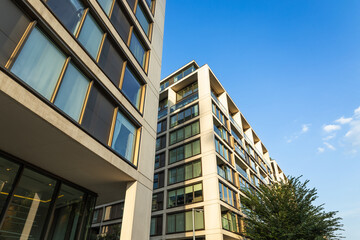 Fototapeta premium Contemporary residential architecture in the city