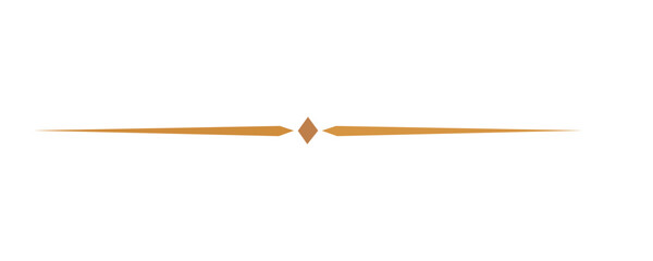 Gold line divider ornament ,horizontal golden line,Elegant gold decorative divider line with diamond ornament © behrozpayoneer