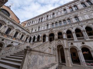 Obraz premium Courtyard of the Doge's Palace in Venice, Italy