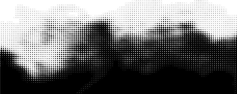 Halftone camouflage pattern with a modern, artistic look. Abstract military texture combining pixel and dotted elements using a limited color palette. Vector