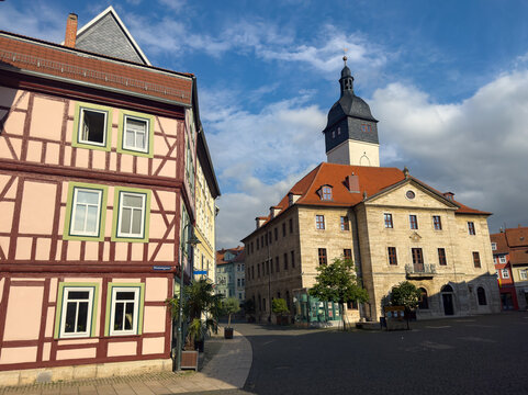 Old Town Hall in Bad Langensalza, Thuringia, Germany