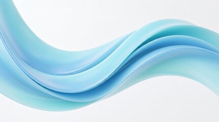 Obraz premium Soft blue abstract wave background