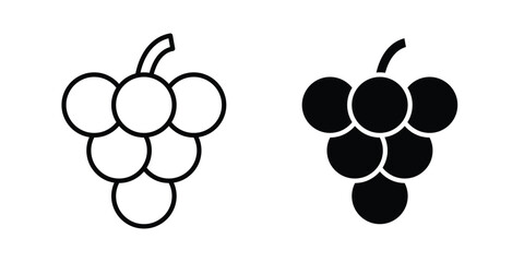 Obraz premium Grapes icon