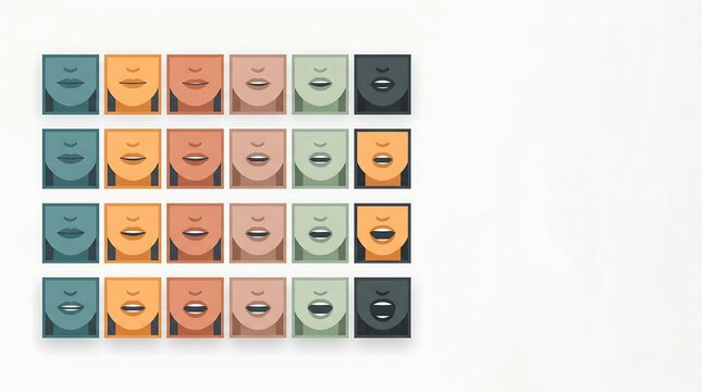 AI facial animation frame sequence