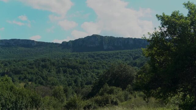 mountain landscape in the morning