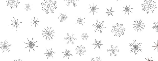 Elegant snowflake pattern for winter holiday season greetings © vegefox.com