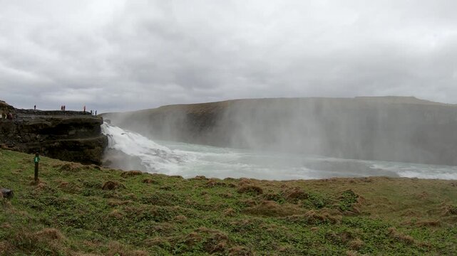    Gullfoss waterfall in Iceland 