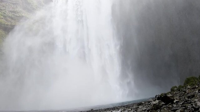 Skogafoss waterfall in Iceland 