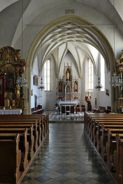 Innenansicht der Pfarrkirche Stallhofen . Steiermark . &Ouml;sterreich