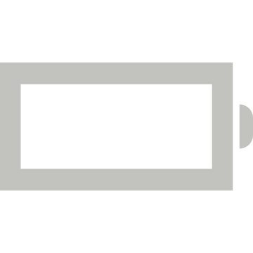 Battery icon power level and charge indicator