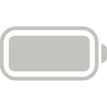 Battery icon power level and charge indicator