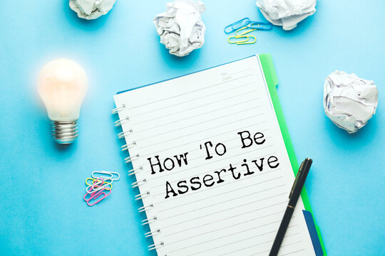 How to be assertive text