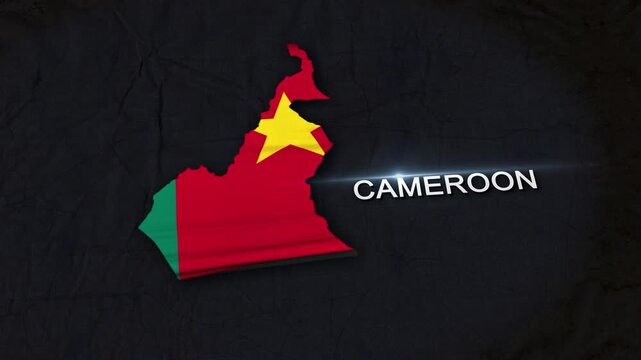 Cameroon Map Animation 4K
