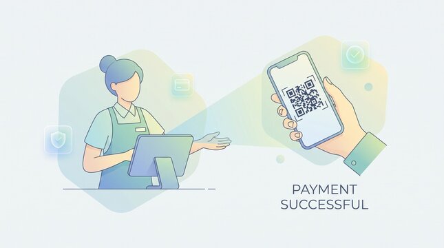Successful Mobile Payment Transaction Process.