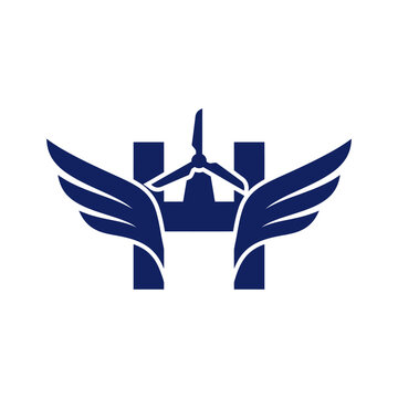 Wings Logo Design Symbol Emblem.