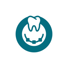 Dental Tooth Smile Orthodontic Logo Design. © almeera