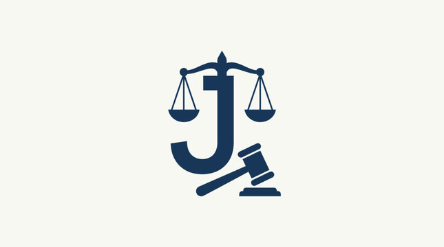 Law Justice Court Legal Symbol Logo.