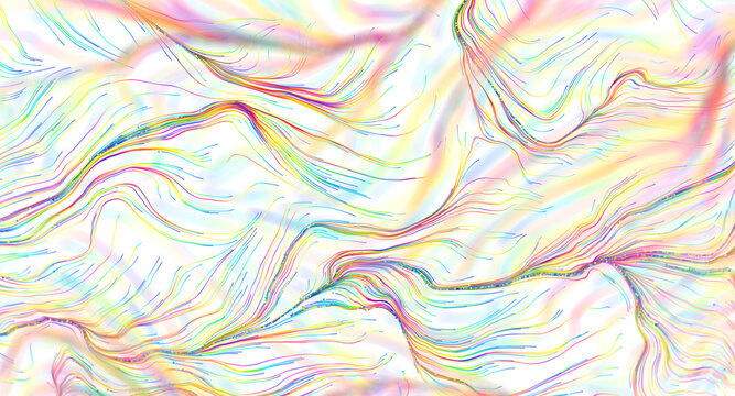 Dynamic abstract background featuring vibrant flowing lines with a soft, dreamy effect.