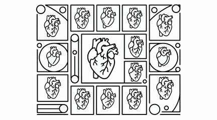 Fototapeta premium heart, anatomy, illustration