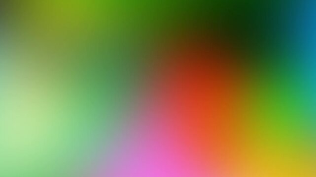 Deep multicolored rainbow gradient motion loop mixing olive green, burnt orange, and blue. A rich unique glowing backdrop suitable for artistic presentation graphics and creative website transitions