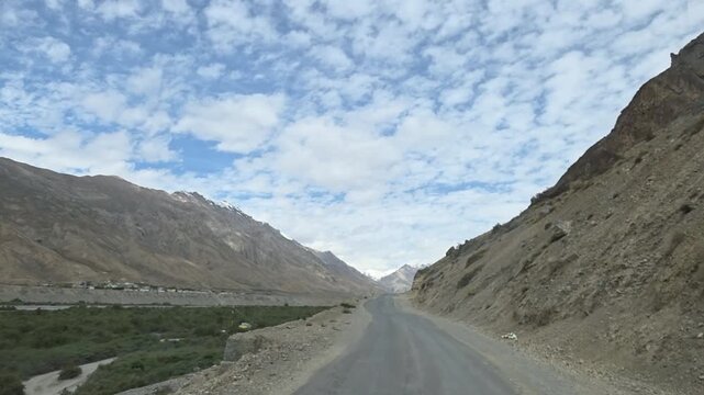 Desert-Like Hills of the Himalayan Region