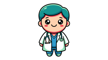 Fototapeta premium doctor with stethoscope