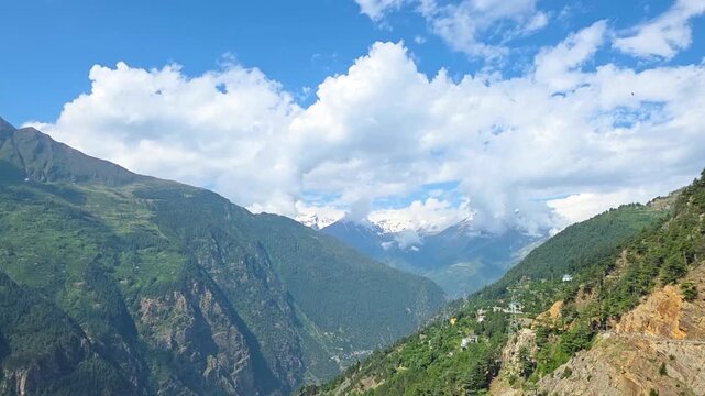 Scenic Green Valleys of the Himalayas