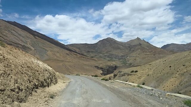 Rocky Hills Along the Lahaul Spiti Route