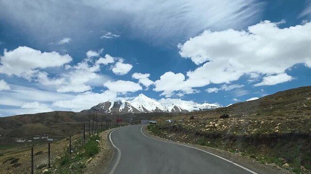 Driving Across the Dramatic Mountains of Spiti